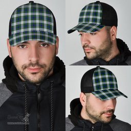 ScotsTee Shop Scottish Blackwatch Dress Modern Clan Tartan Half Net Cap Baseball Mesh Back Cap
