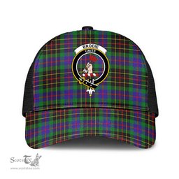ScotsTee Shop Scottish Brodie Hunting Modern Clan Crest Tartan Half Net Cap Baseball Mesh Back Cap