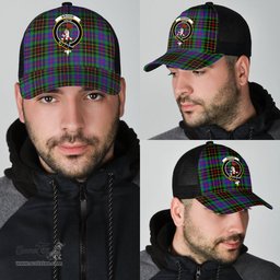 ScotsTee Shop Scottish Brodie Hunting Modern Clan Crest Tartan Half Net Cap Baseball Mesh Back Cap