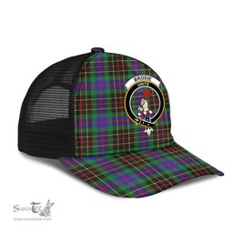 ScotsTee Shop Scottish Brodie Hunting Modern Clan Crest Tartan Half Net Cap Baseball Mesh Back Cap