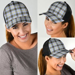 ScotsTee Shop Scottish Bell of the Borders Clan Tartan Half Net Cap Baseball Mesh Back Cap
