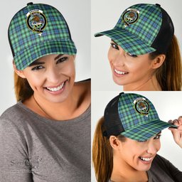 ScotsTee Shop Scottish Graham of Montrose Ancient Clan Crest Tartan Half Net Cap Baseball Mesh Back Cap