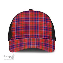 ScotsTee Shop Scottish Cameron of Lochiel Modern Clan Tartan Half Net Cap Baseball Mesh Back Cap