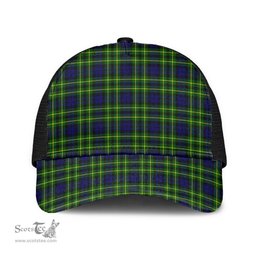 ScotsTee Shop Scottish Campbell of Breadalbane Modern Clan Tartan Half Net Cap Baseball Mesh Back Cap