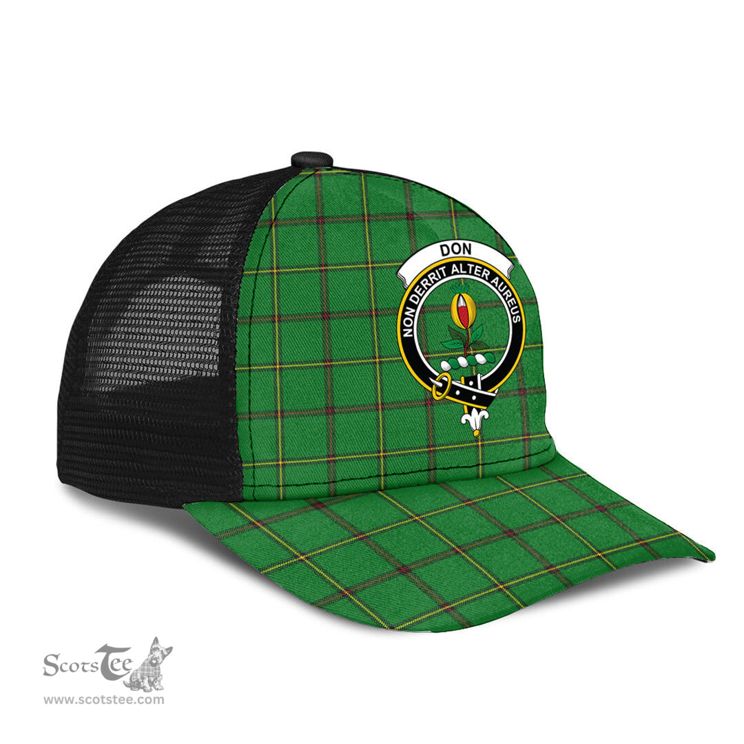 ScotsTee Shop Scottish Don _Tribe of Mar Clan Crest Tartan Half Net Cap Baseball Mesh Back Cap