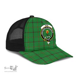 ScotsTee Shop Scottish Don _Tribe of Mar Clan Crest Tartan Half Net Cap Baseball Mesh Back Cap