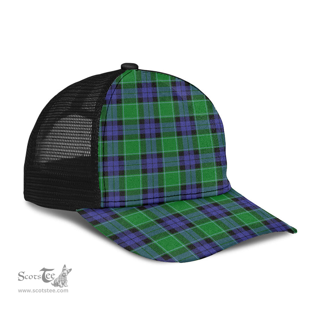 ScotsTee Shop Scottish Graham of Menteith Modern Clan Tartan Half Net Cap Baseball Mesh Back Cap