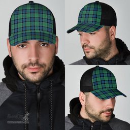 ScotsTee Shop Scottish Graham of Menteith Ancient Clan Tartan Half Net Cap Baseball Mesh Back Cap