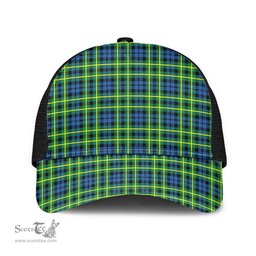 ScotsTee Shop Scottish Campbell of Breadalbane Ancient Clan Tartan Half Net Cap Baseball Mesh Back Cap