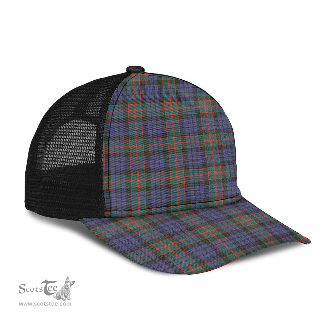 ScotsTee Shop Scottish Fletcher of Dunans Clan Tartan Half Net Cap Baseball Mesh Back Cap