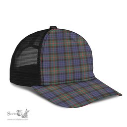 ScotsTee Shop Scottish Fletcher of Dunans Clan Tartan Half Net Cap Baseball Mesh Back Cap