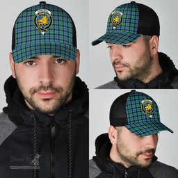 ScotsTee Shop Scottish Campbell of Cawdor Ancient Clan Crest Tartan Half Net Cap Baseball Mesh Back Cap