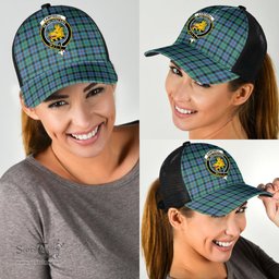 ScotsTee Shop Scottish Campbell of Cawdor Ancient Clan Crest Tartan Half Net Cap Baseball Mesh Back Cap