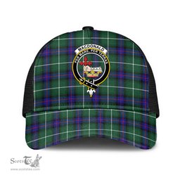 ScotsTee Shop Scottish MacDonald of the Isles Hunting Modern Clan Crest Tartan Half Net Cap Baseball Mesh Back Cap
