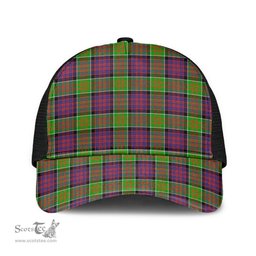 ScotsTee Shop Scottish MacDonald of Clanranald Clan Tartan Half Net Cap Baseball Mesh Back Cap