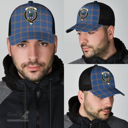 ScotsTee Shop Scottish MacLaine of Loch Buie Hunting Ancient Clan Crest Tartan Half Net Cap Baseball Mesh Back Cap