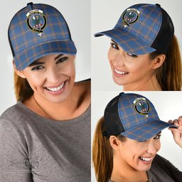 ScotsTee Shop Scottish MacLaine of Loch Buie Hunting Ancient Clan Crest Tartan Half Net Cap Baseball Mesh Back Cap