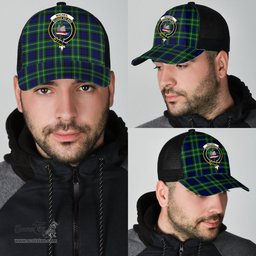 ScotsTee Shop Scottish MacNeil of Colonsay Modern Clan Crest Tartan Half Net Cap Baseball Mesh Back Cap