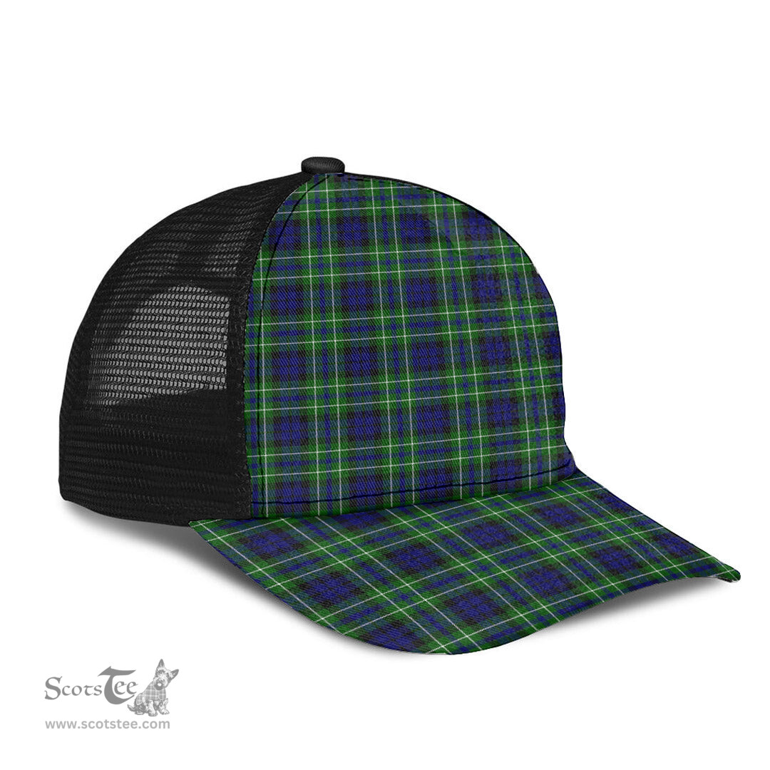 ScotsTee Shop Scottish MacNeil of Colonsay Modern Clan Tartan Half Net Cap Baseball Mesh Back Cap