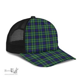ScotsTee Shop Scottish MacNeil of Colonsay Modern Clan Tartan Half Net Cap Baseball Mesh Back Cap