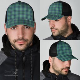 ScotsTee Shop Scottish MacNeill of Colonsay Ancient Clan Tartan Half Net Cap Baseball Mesh Back Cap