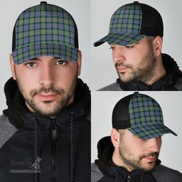 ScotsTee Shop Scottish MacDonnell of Glengarry Ancient Clan Tartan Half Net Cap Baseball Mesh Back Cap