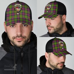 ScotsTee Shop Scottish MacDonald of Clanranald Clan Crest Tartan Half Net Cap Baseball Mesh Back Cap