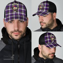 ScotsTee Shop Scottish MacDonald Dress Modern Clan Crest Tartan Half Net Cap Baseball Mesh Back Cap