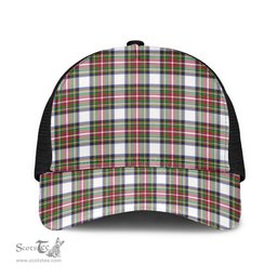 ScotsTee Shop Scottish Stewart Dress Modern Clan Tartan Half Net Cap Baseball Mesh Back Cap