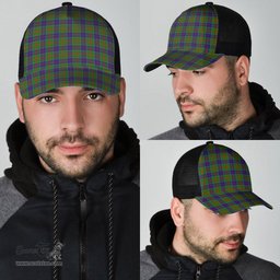 ScotsTee Shop Scottish Stewart of Appin Hunting Modern Clan Tartan Half Net Cap Baseball Mesh Back Cap