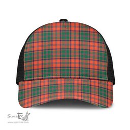 ScotsTee Shop Scottish Stewart of Appin Ancient Clan Tartan Half Net Cap Baseball Mesh Back Cap