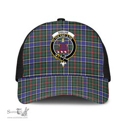 ScotsTee Shop Scottish Ogilvie Hunting Modern Clan Crest Tartan Half Net Cap Baseball Mesh Back Cap