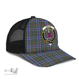 ScotsTee Shop Scottish Ogilvie Hunting Modern Clan Crest Tartan Half Net Cap Baseball Mesh Back Cap
