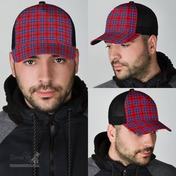 ScotsTee Shop Scottish Wishart Dress Clan Tartan Half Net Cap Baseball Mesh Back Cap