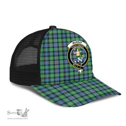ScotsTee Shop Scottish Murray of Atholl Ancient Clan Crest Tartan Half Net Cap Baseball Mesh Back Cap
