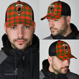 ScotsTee Shop Scottish Turnbull Dress Clan Crest Tartan Half Net Cap Baseball Mesh Back Cap