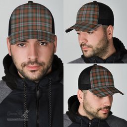 ScotsTee Shop Scottish Murray of Atholl Weathered Clan Tartan Half Net Cap Baseball Mesh Back Cap