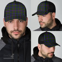 ScotsTee Shop Scottish Murray of Atholl Modern Clan Tartan Half Net Cap Baseball Mesh Back Cap
