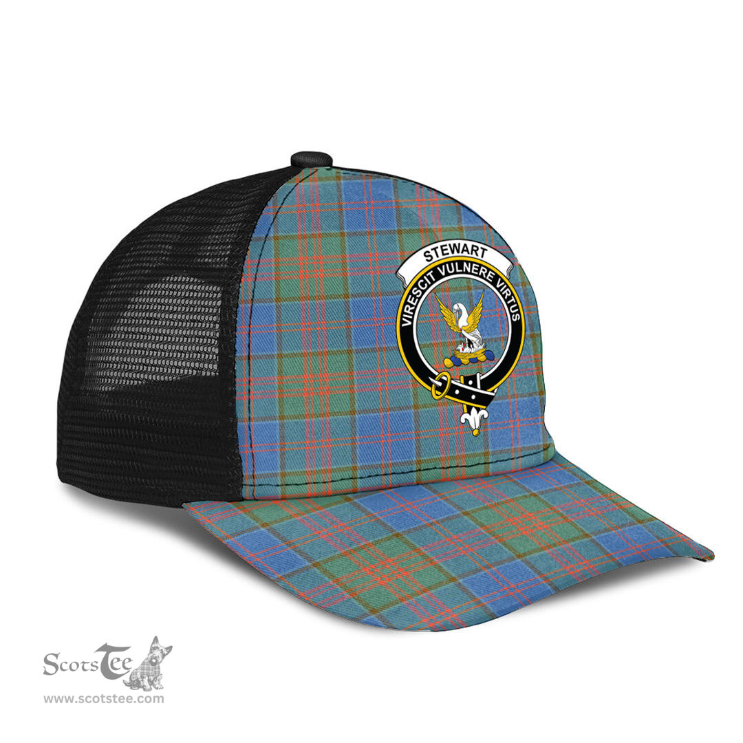 ScotsTee Shop Scottish Stewart of Appin Hunting Ancient Clan Crest Tartan Half Net Cap Baseball Mesh Back Cap