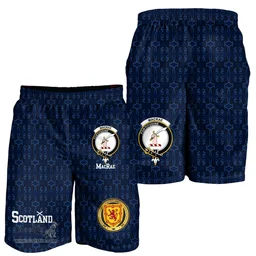 ScotsTee Shop Scottish MacRae Family Crest Mens Tartan Short Scottish 1991 Style