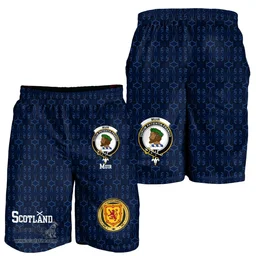 ScotsTee Shop Scottish Muir Family Crest Mens Tartan Short Scottish 1991 Style