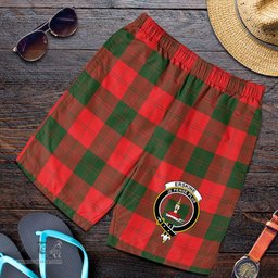 ScotsTee Shop Scottish Erskine Modern Clan Crest Mens Tartan Short