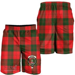 ScotsTee Shop Scottish Erskine Modern Clan Crest Mens Tartan Short