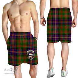 ScotsTee Shop Scottish Cochrane Modern Clan Crest Mens Tartan Short