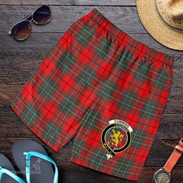 ScotsTee Shop Scottish Cumming Modern Clan Crest Mens Tartan Short