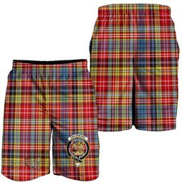 ScotsTee Shop Scottish Drummond of Strathallan Clan Crest Mens Tartan Short