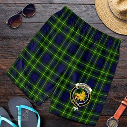 ScotsTee Shop Scottish Campbell of Breadalbane Modern Clan Crest Mens Tartan Short