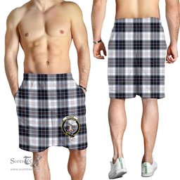 ScotsTee Shop Scottish MacRae Dress Modern Clan Crest Mens Tartan Short