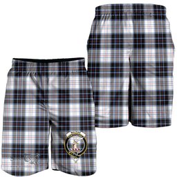ScotsTee Shop Scottish MacRae Dress Modern Clan Crest Mens Tartan Short