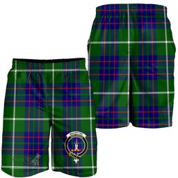 ScotsTee Shop Scottish MacIntyre Hunting Modern Clan Crest Mens Tartan Short